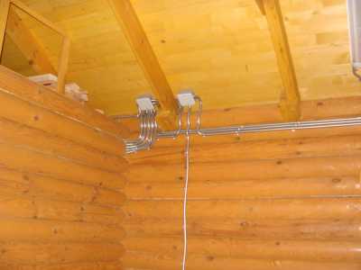  Электропроводка в деревянном доме, какую прокладку выбрать открытую или скрытую 